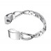 FitTurn Band Compatible with Fitbit Alta HR Bands Women Metal Replacement Unique Fork Design Bling Bling Bands Accessories Straps Bracelet Bangle Wrist Bands Small/Large(Silver)
