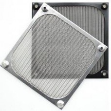 120mm Computer Anodized Aluminum Case Fan Filter Guard Grill Anti-dust Silver 120mm Computer Anodized Aluminum Case Fan Filter Guard Grill Anti-dust Silver
