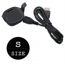 Replacement Charger for Forerunner 10/15 for Women/Man - TenYun USB Data Charger Dock Charging Cable for Garmin Forerunner 10/Garmin Forerunner 15 Size: Small (Small-Black)